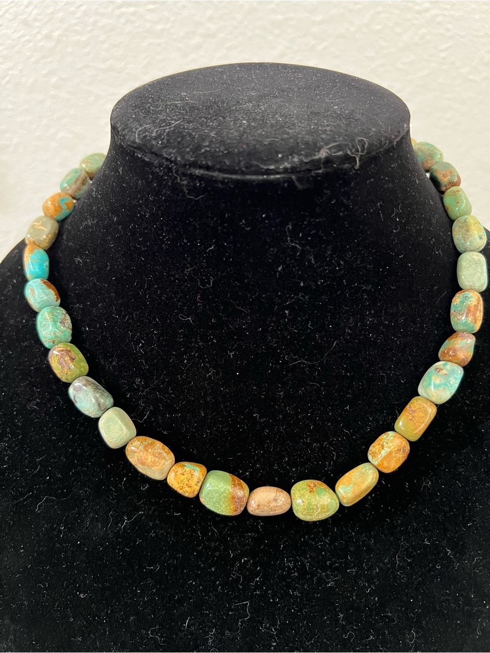 Turquoise and Earth-Tone Beaded Necklace - Women Jewelry